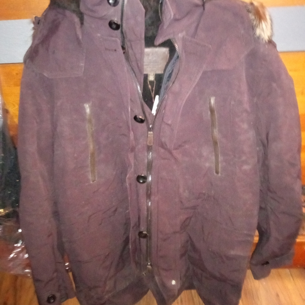 Coach Winter Coat with Fur